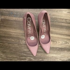 Calvin Klein semi kitten heel